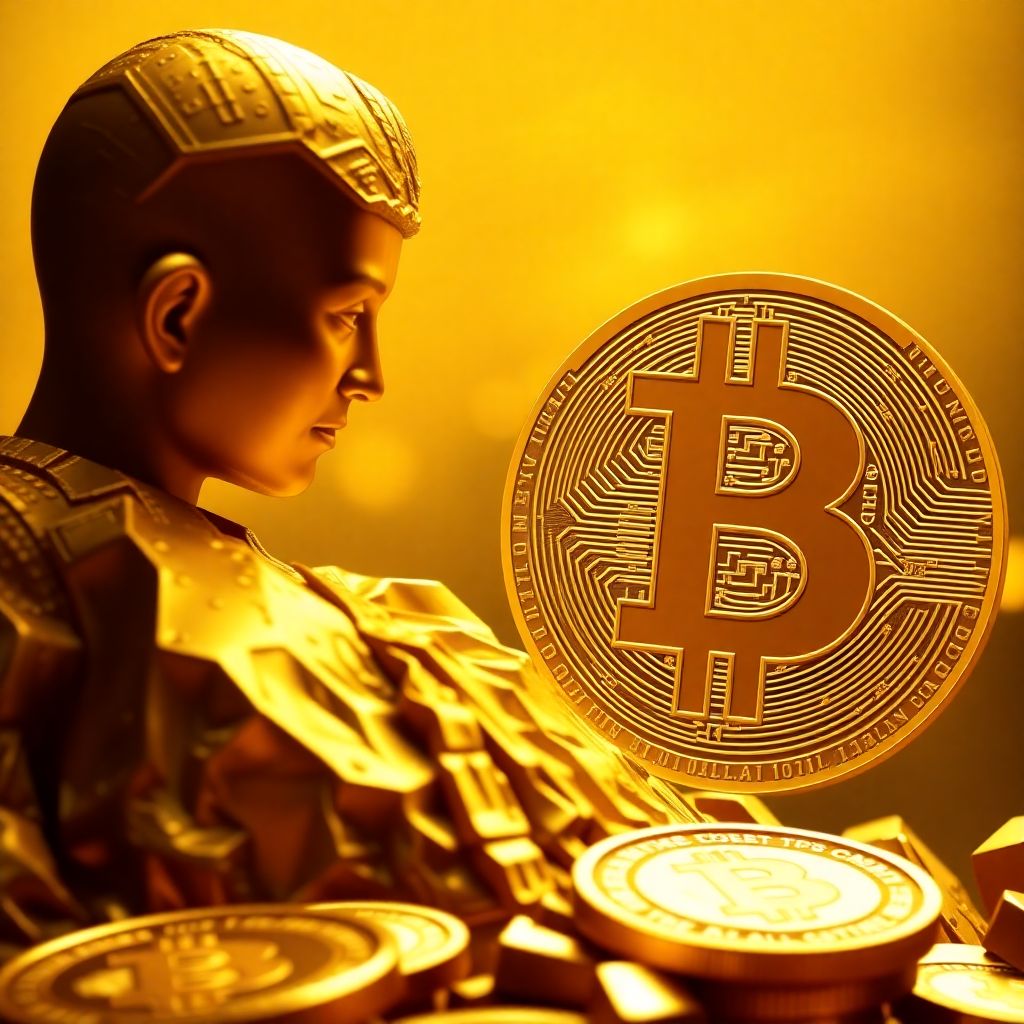 Gold hits record highs as bitcoin stalls, raising questions about investor confidence shift