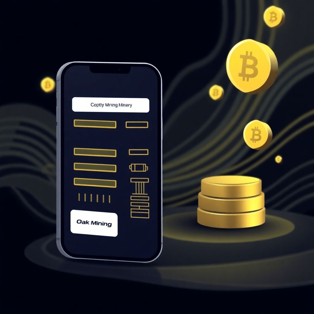 Mobile cloud mining with oak mining: earn passive crypto income from your smartphone easily