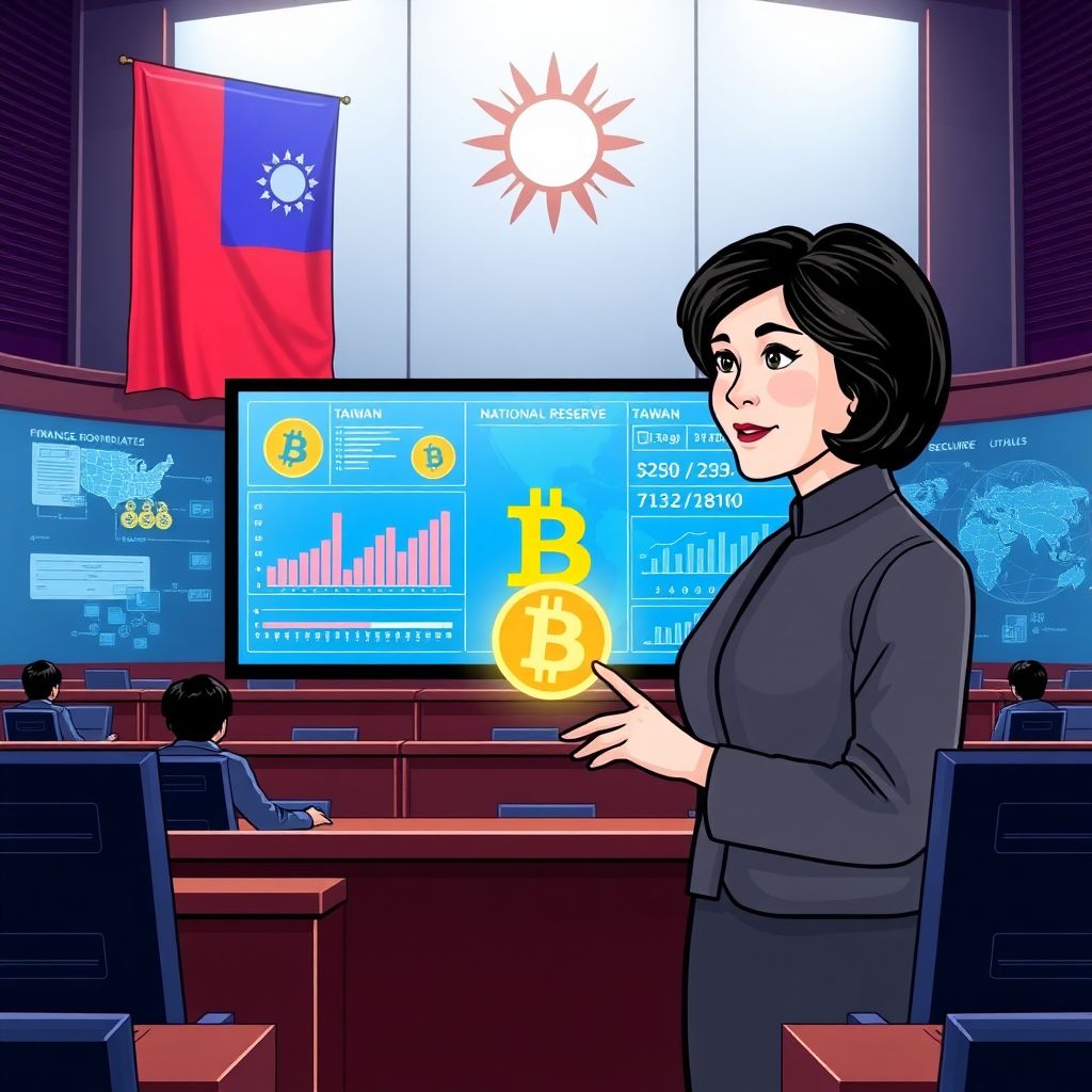 Taiwan considers adding bitcoin to national reserves amid rising global interest in crypto assets