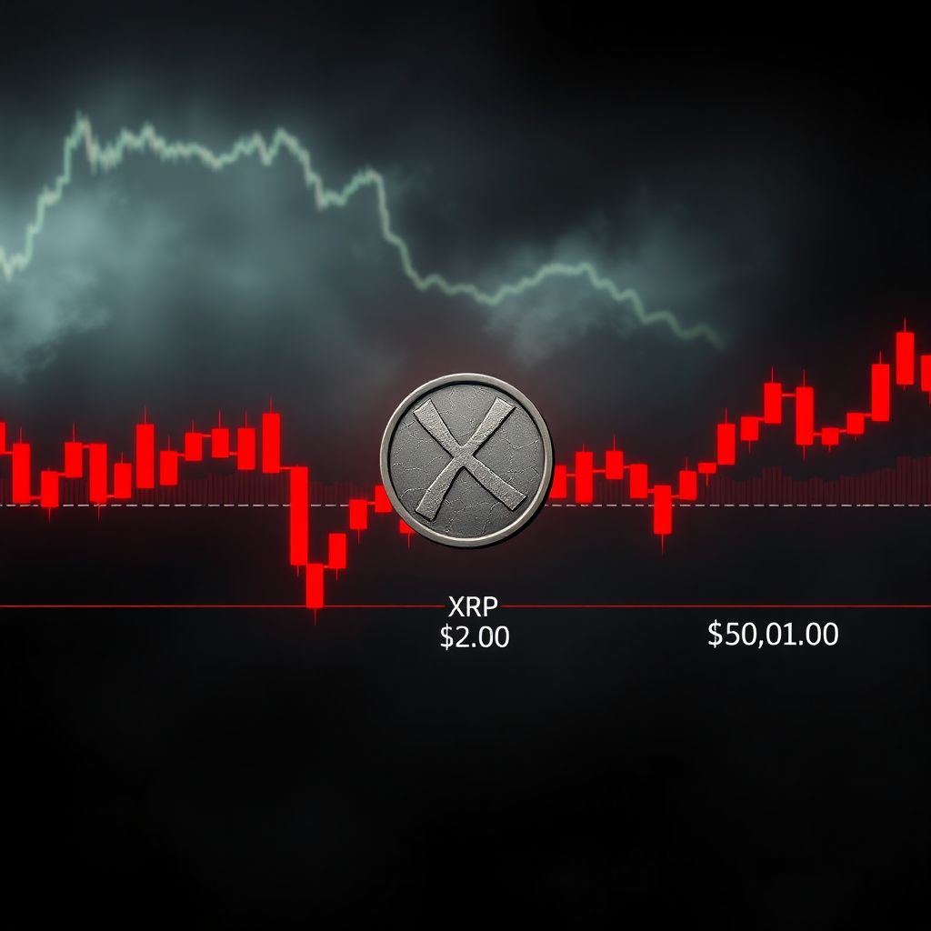 Xrp price dips after death cross as bearish momentum builds toward critical $2.00 support