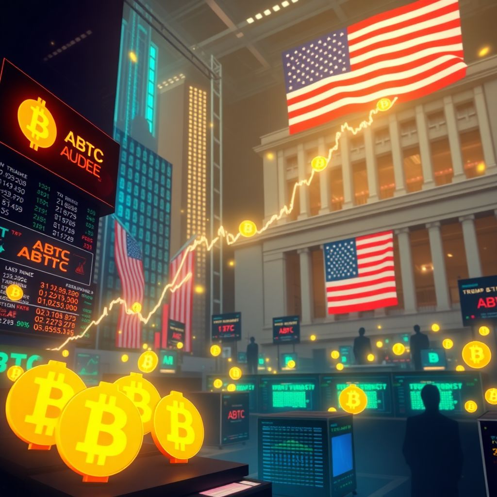 American bitcoin stock rises after Q3 revenue surge and trump family backing