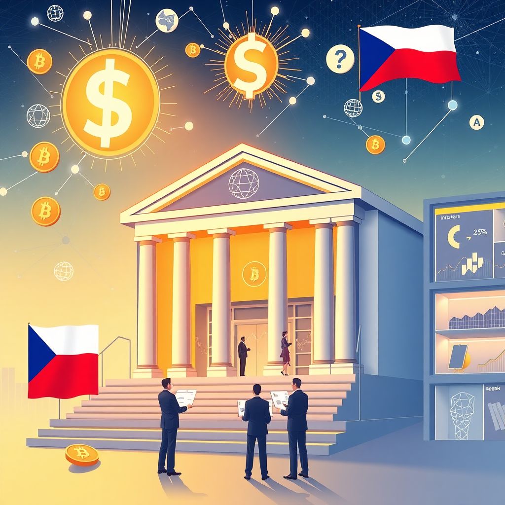 Czech national bank invests $1m in crypto to explore blockchains role in finance