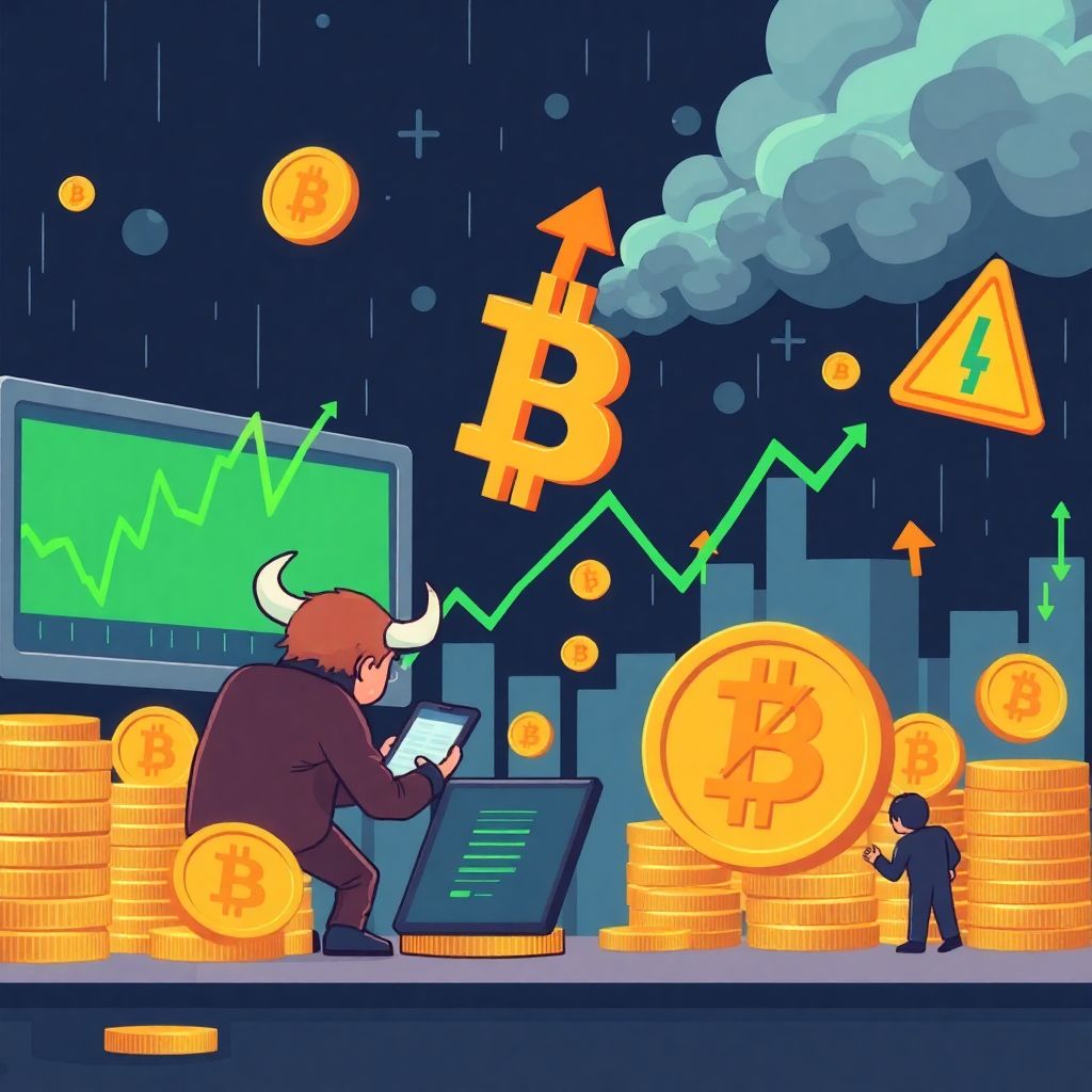 Bitcoin funding rate stays high despite price drop, signaling risky bullish market positioning