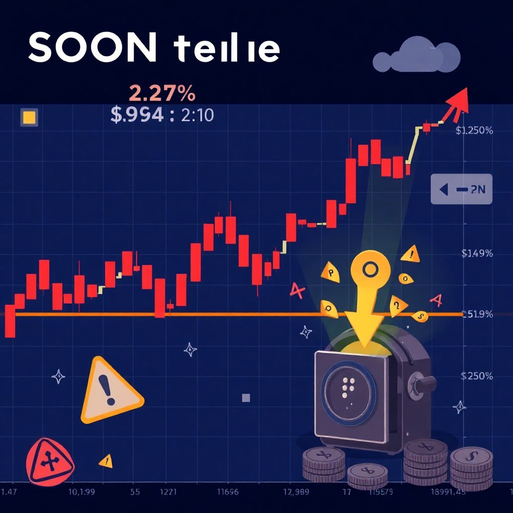 Soon token plunges 26% as traders brace for upcoming unlock and potential price drop