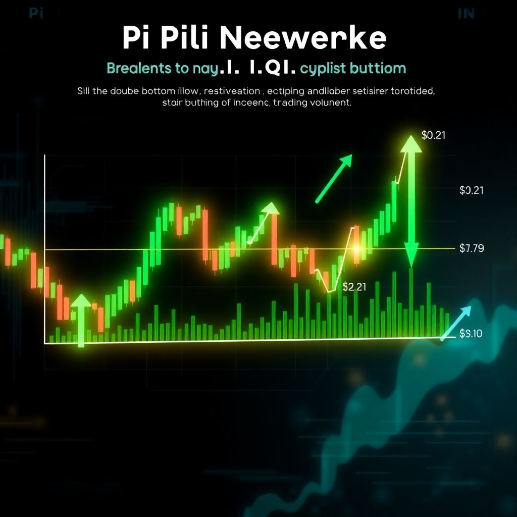 Pi network price eyes breakout as double bottom pattern hints at bullish momentum shift