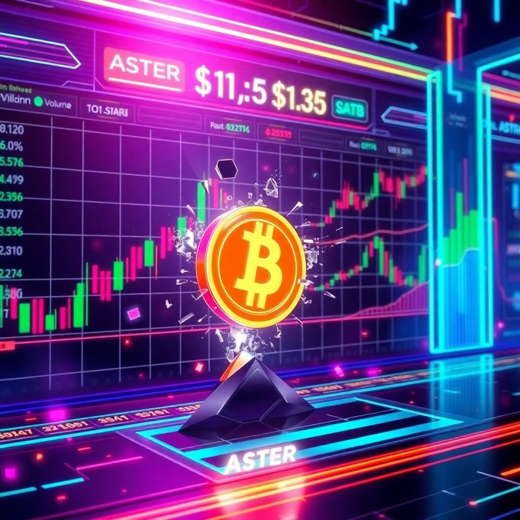 Aster price eyes $1.35 breakout as double harvest momentum drives bullish surge