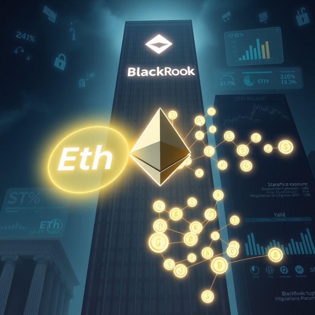 Blackrock ishares staked ethereum trust Etf eyes Us staking Etf market