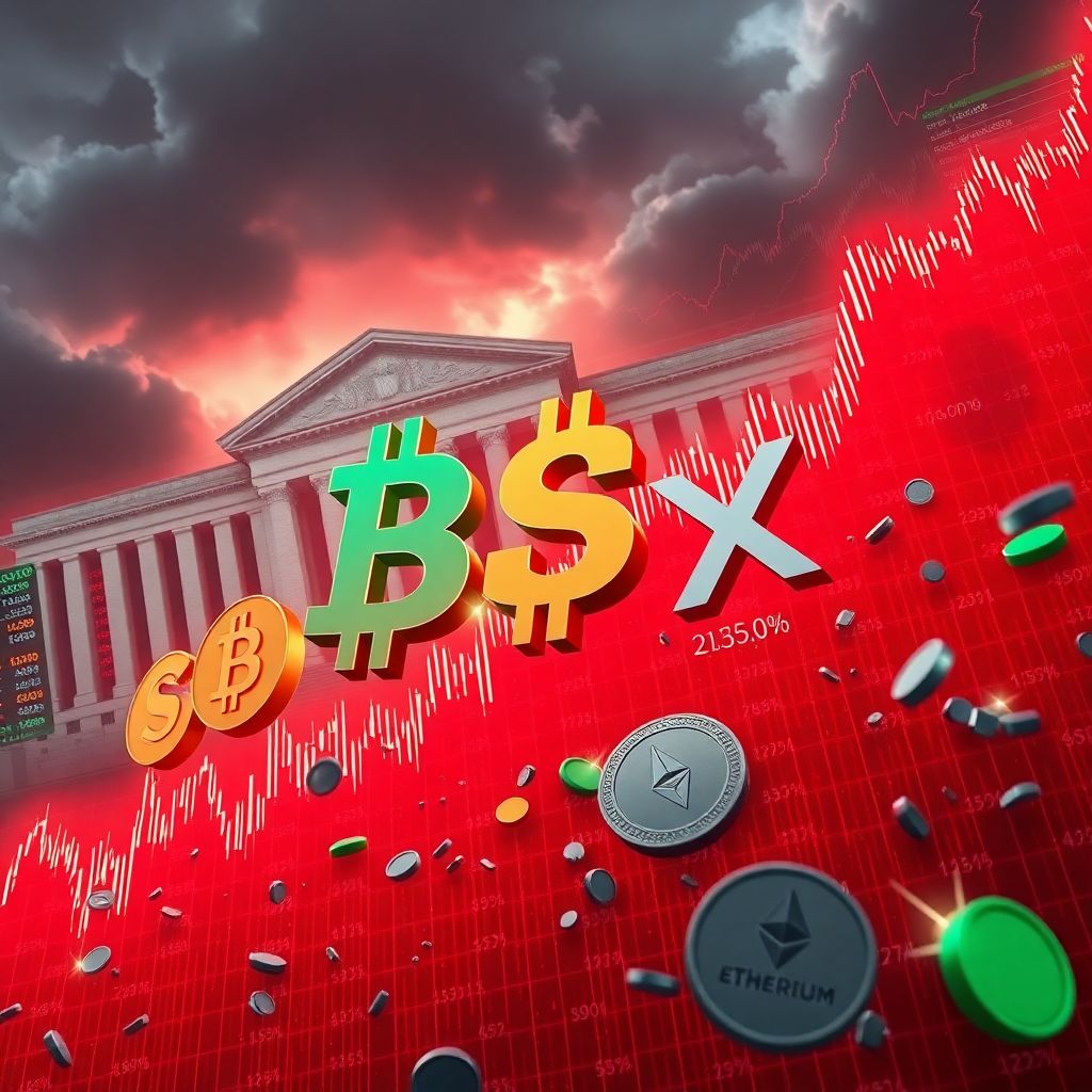 Crypto sell-off deepens as fed rate-cut hopes fade, Btc, Eth, Sol, Xrp, Doge drop