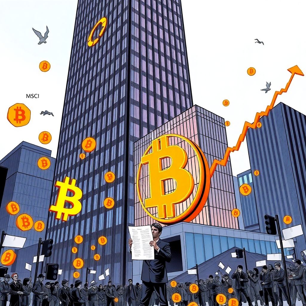 Jpmorgan sparks crypto backlash over bitcoin debanking and Msci strategy risk