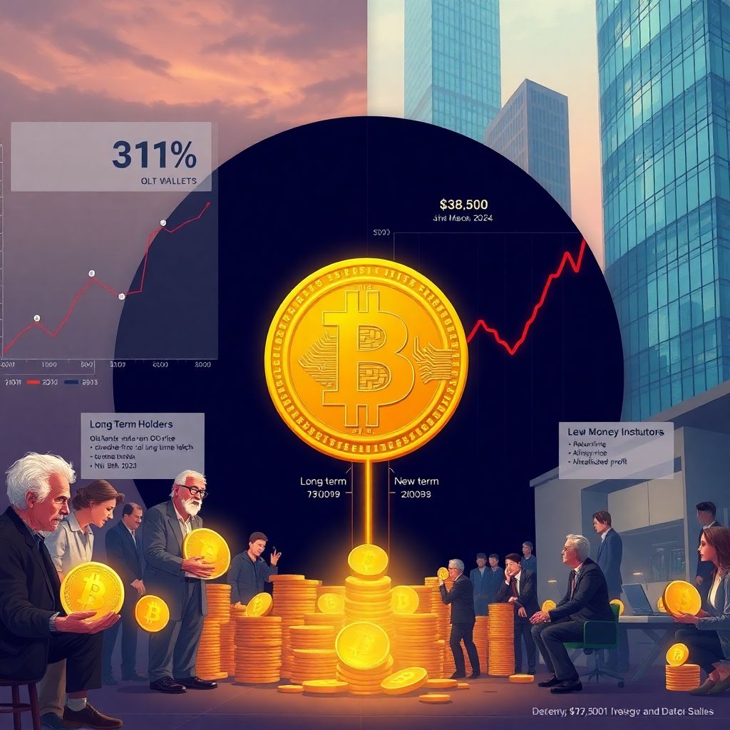 Bitcoin holder reshuffle: new money vs old hands in a major market rotation