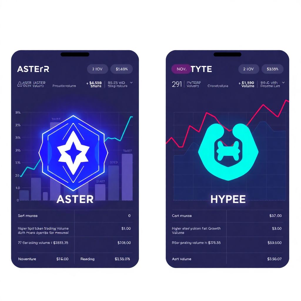 Aster vs hyperliquid: which Dex token really leads after november’s divergence