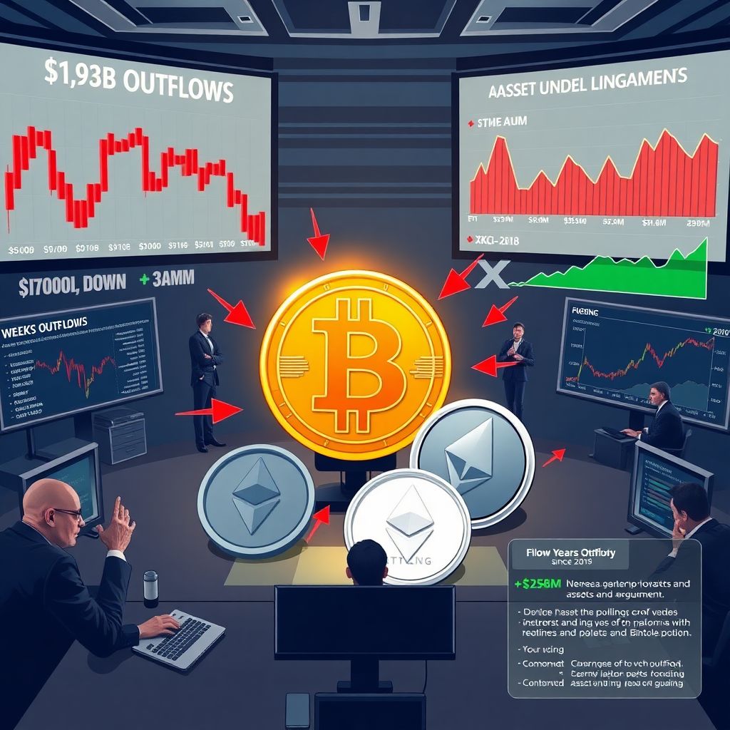 Institutional investors pull $1.94b from bitcoin and crypto funds in a week