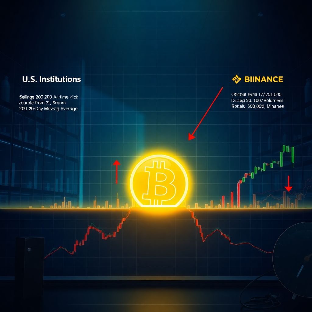 Bitcoin rebound faces institutional selling as Etf outflows cap recovery