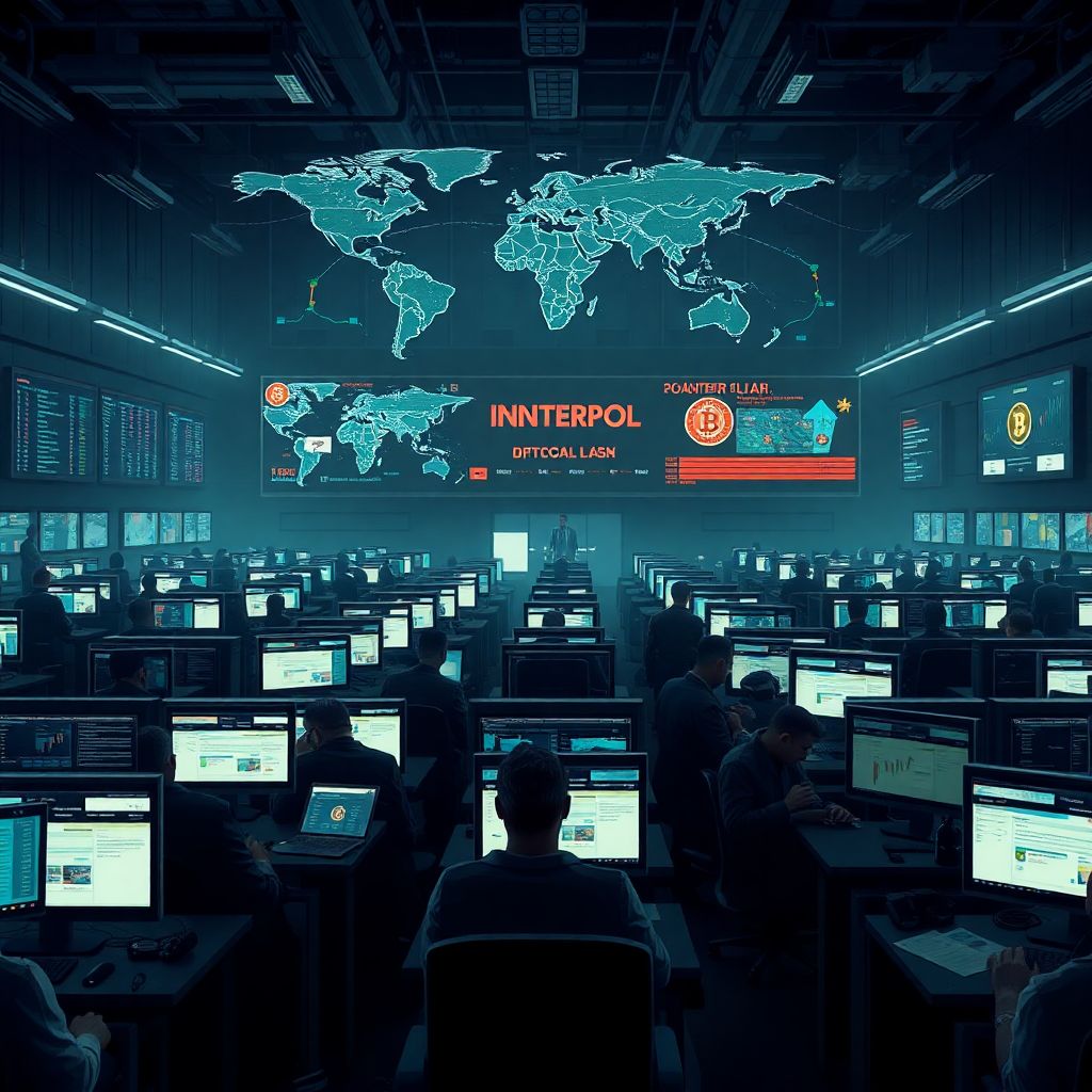 Interpol targets crypto scam compounds as major transnational crime threat