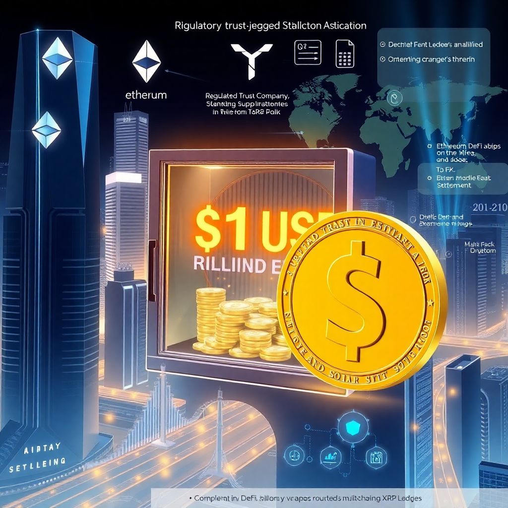 Ripple Rlusd stablecoin tops $1b on ethereum amid key regulatory victories