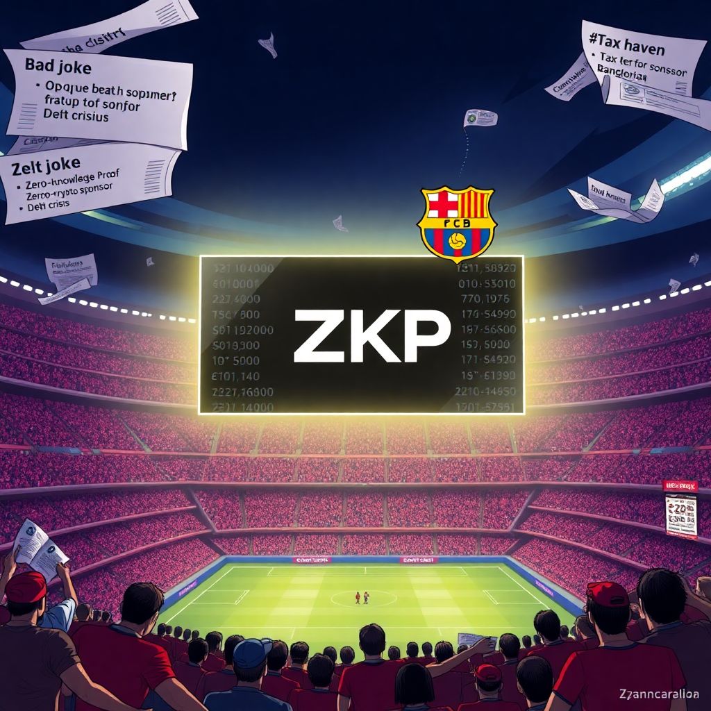 Fc barcelonas $22m Zkp crypto sponsorship sparks backlash and trust fears