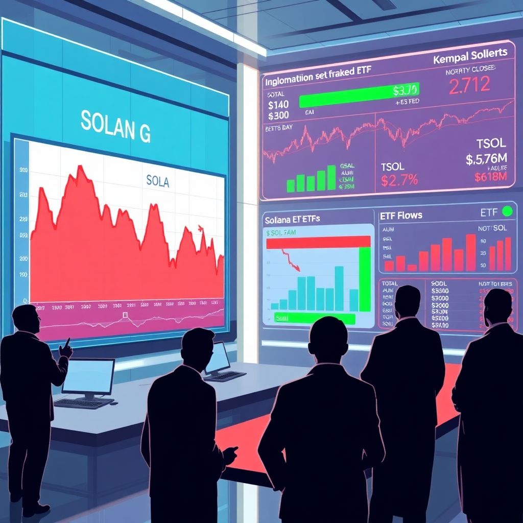 Solana etfs end 21‑day outflow streak as institutions buy the dip while Sol slips under $140