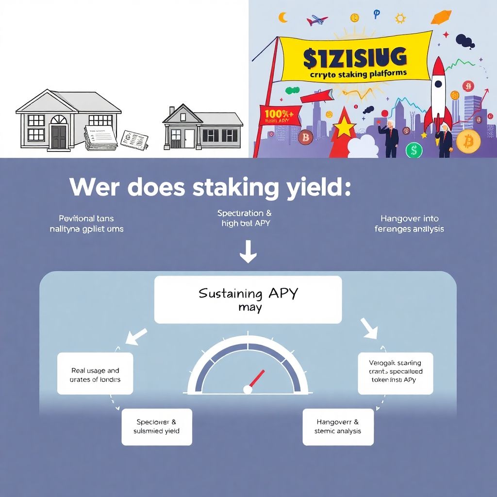 How to evaluate staking yields and avoid falling for unsustainable crypto apys