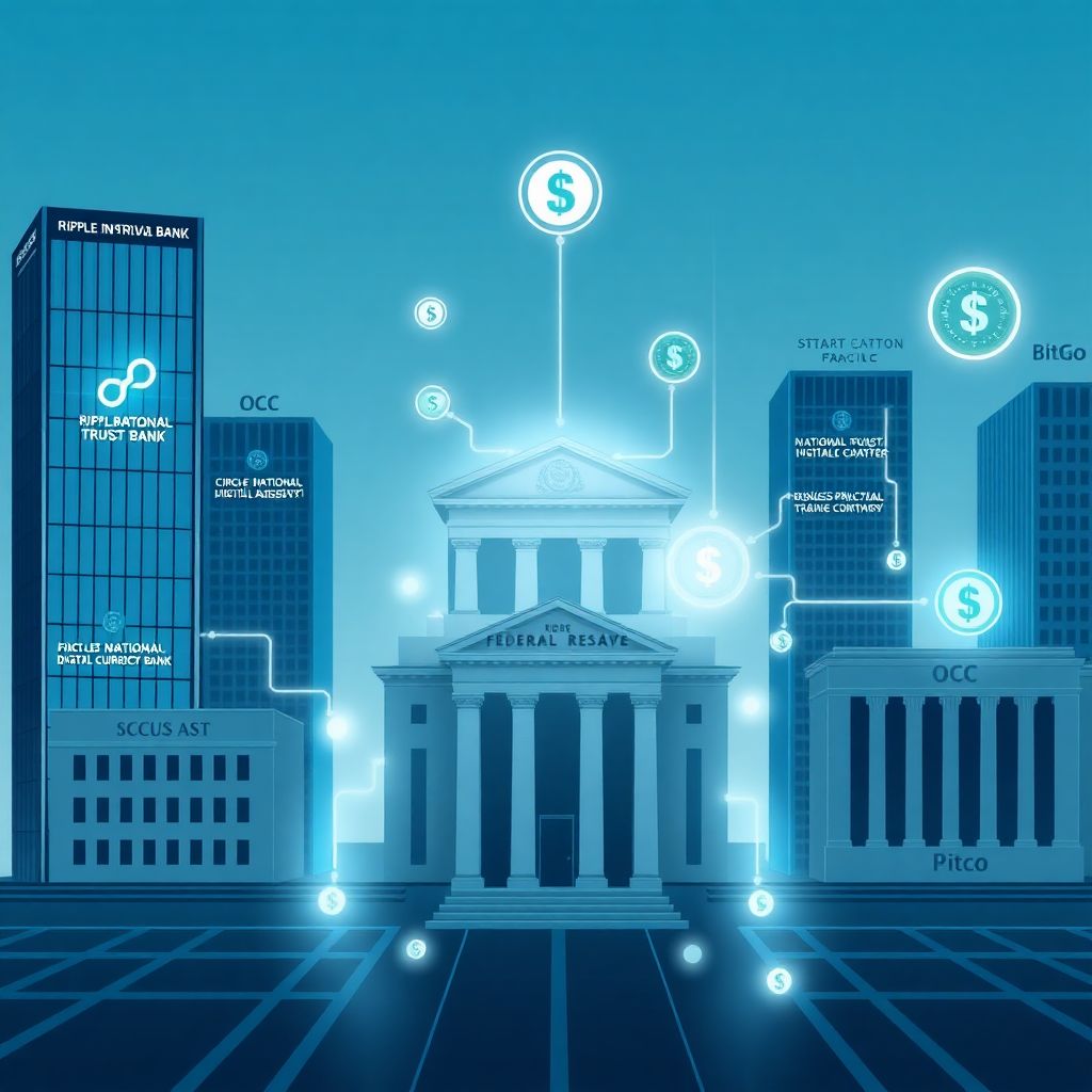 Ripple and circle win Us national bank charters, reshaping crypto banking