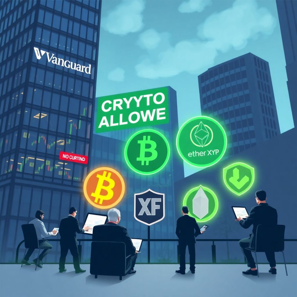 Vanguard’s crypto u‑turn: new era for bitcoin, ethereum and Xrp etfs