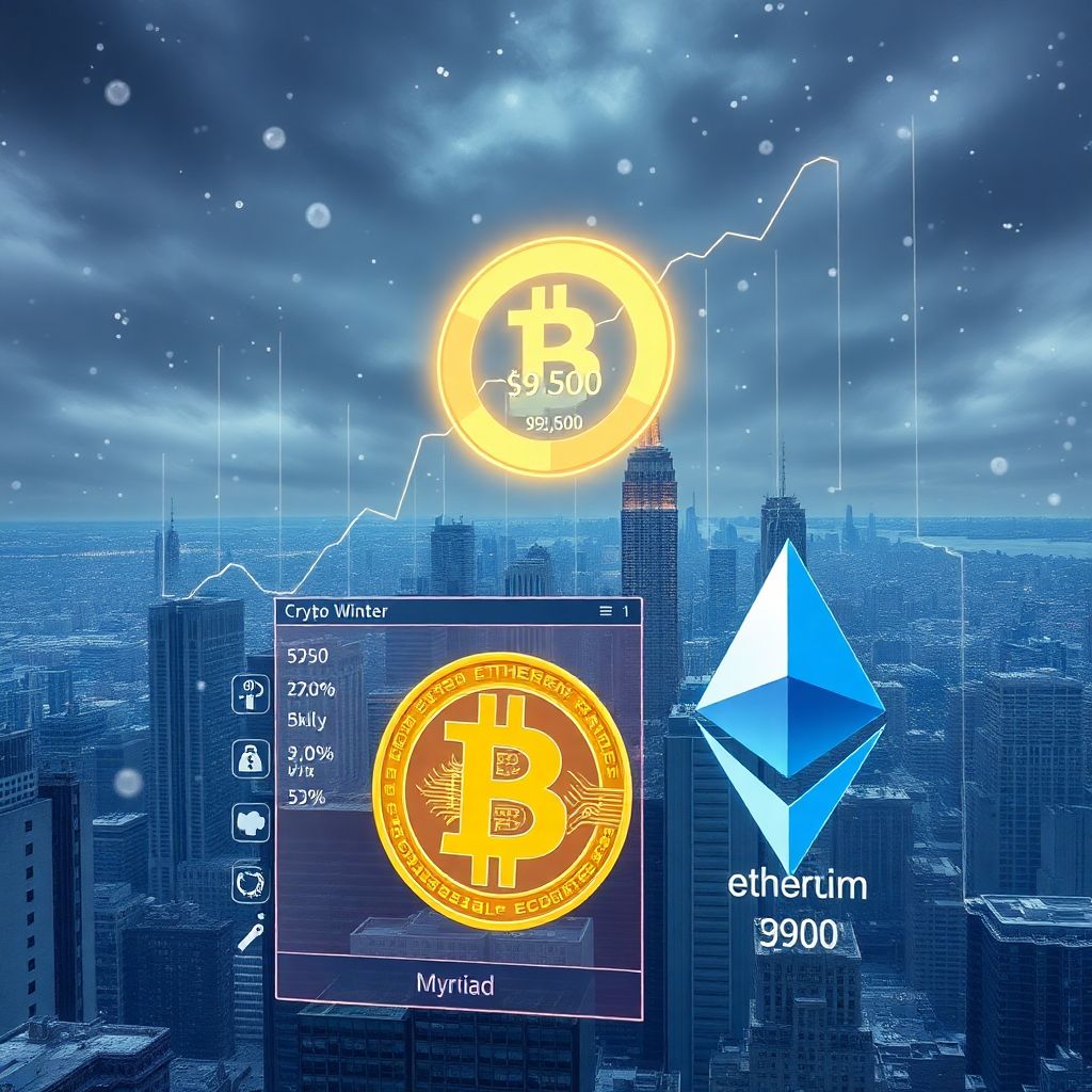 Crypto winter odds plunge to 9% as myriad traders bet on milder cycle