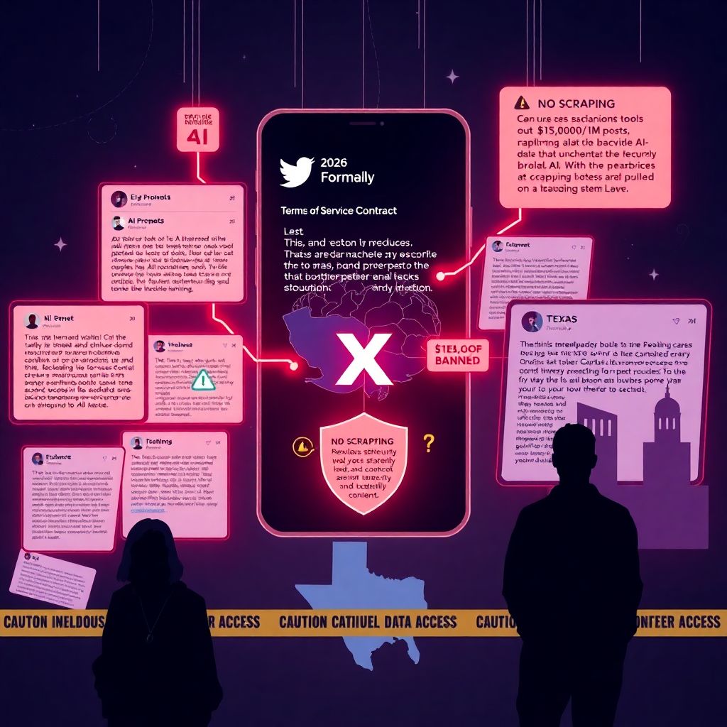 X 2026 terms: Ai prompts and outputs become content under sweeping policy shift