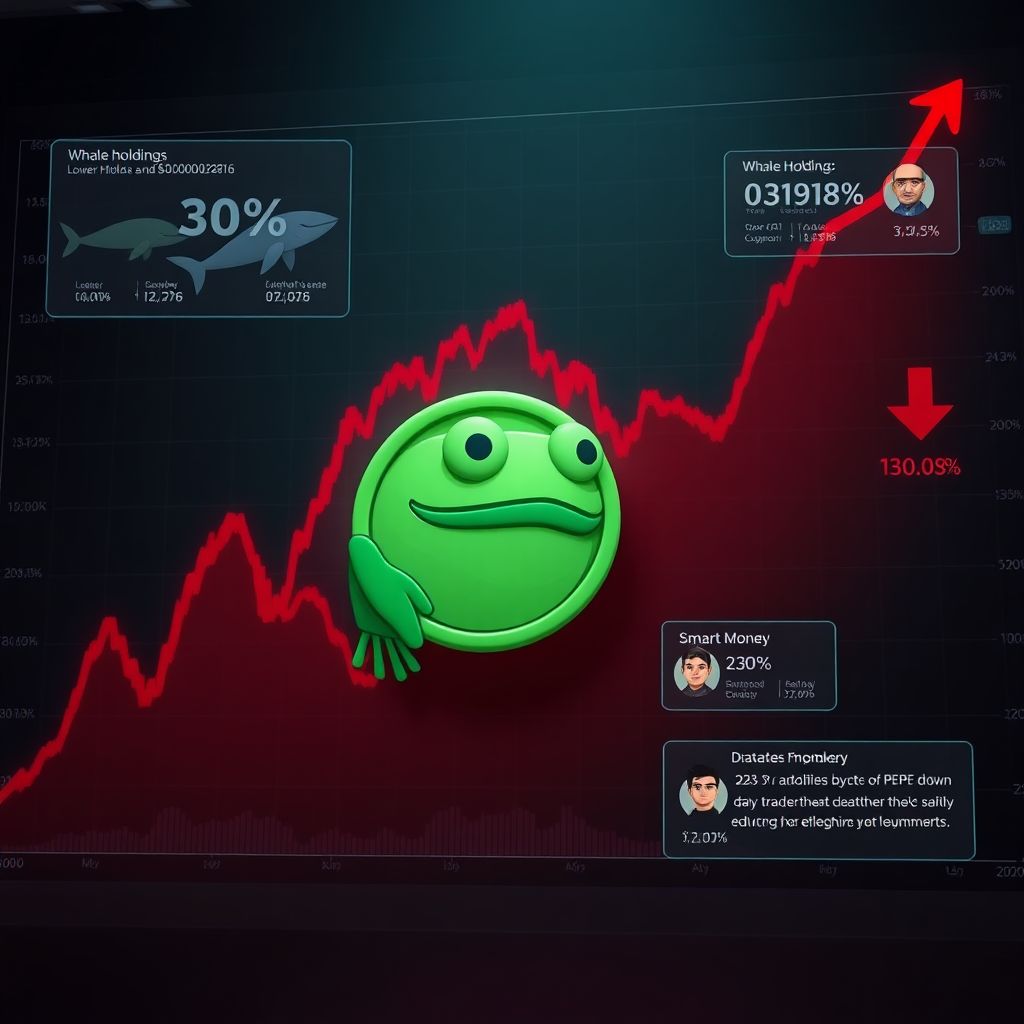 Pepe coin price eyes 30% slide as whales surrender and sell into weakness