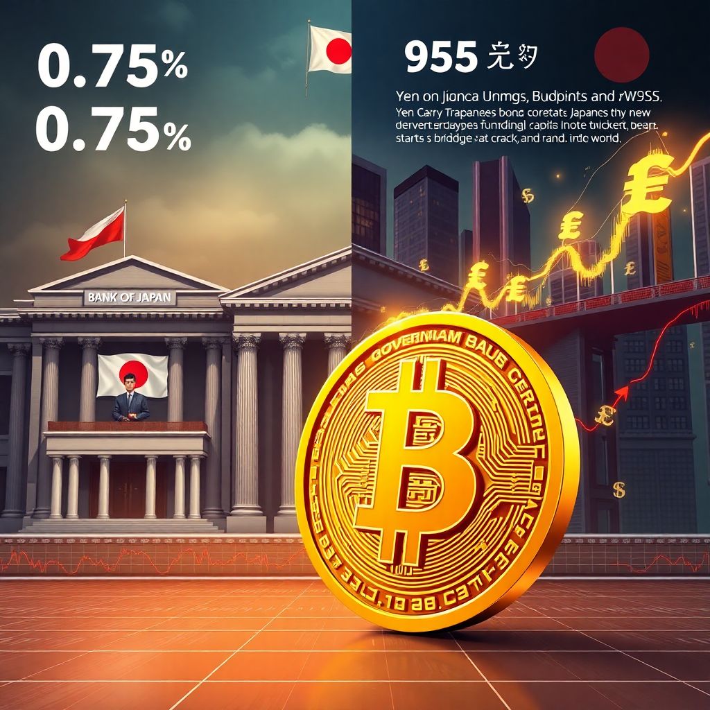 Bank of japan 0.75% rate hike shakes global liquidity and tests bitcoin macro support