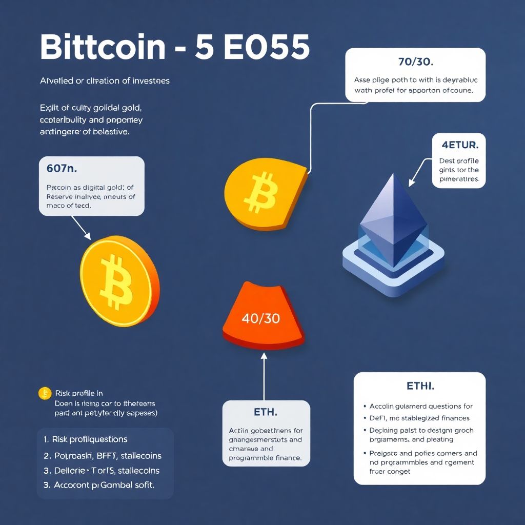 How much bitcoin, how much ethereum: practical guide to core crypto portfolio