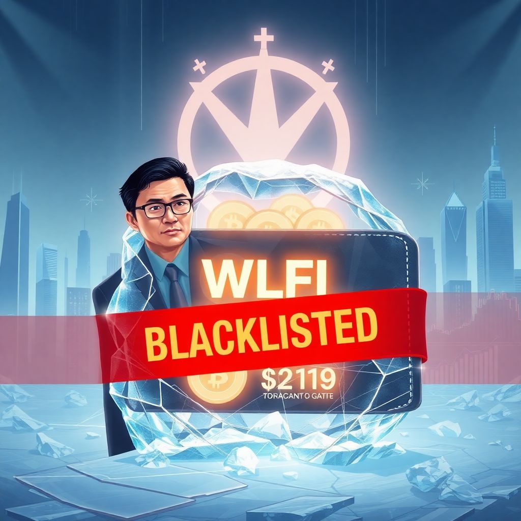 Justin sun Wlfi wallet freeze deepens $60m losses and governance fears