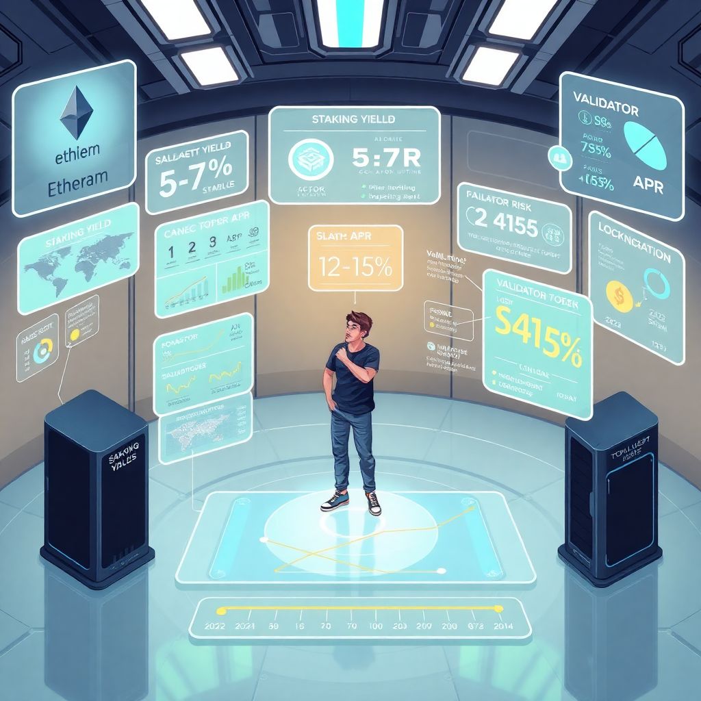 Safe staking for long-term holders: how to choose validators, yields and lock-ups