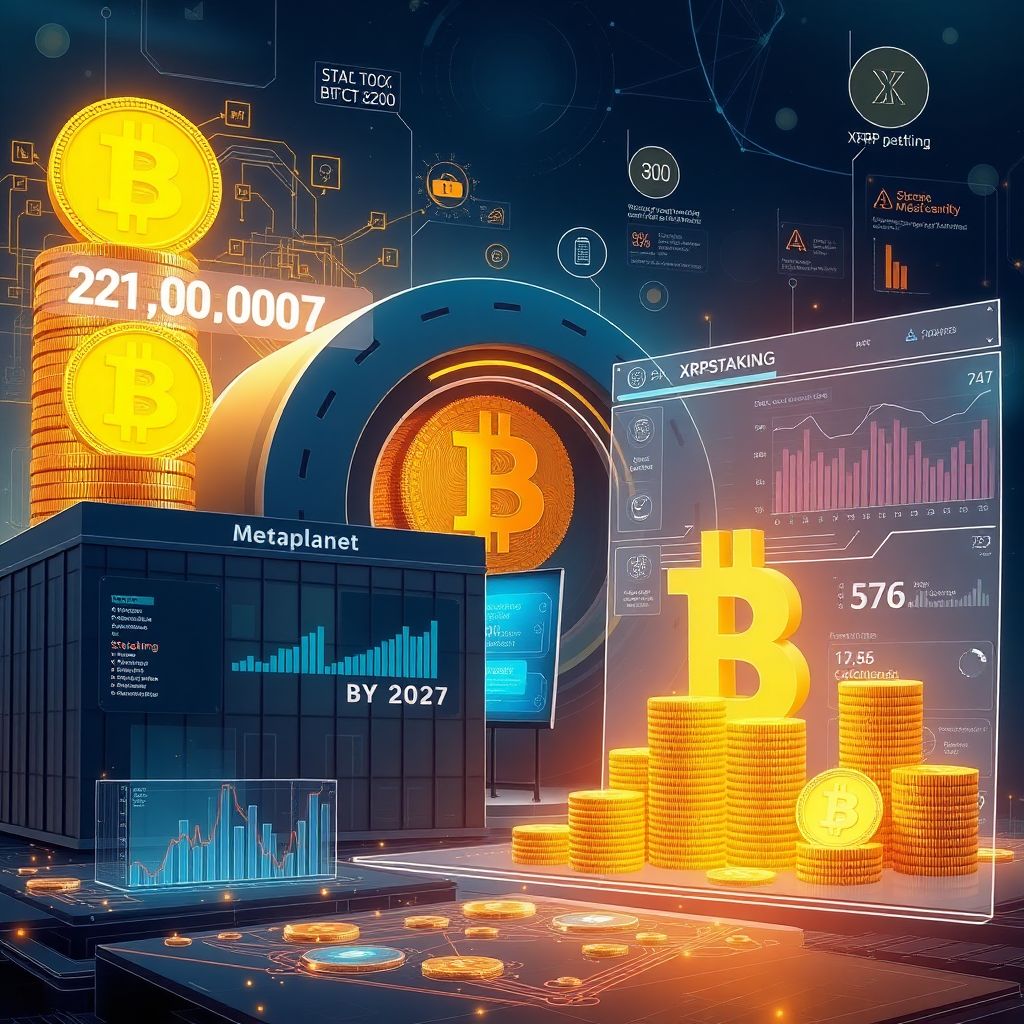 Metaplanet bitcoin strategy and xrpstaking yields: how digital assets evolve