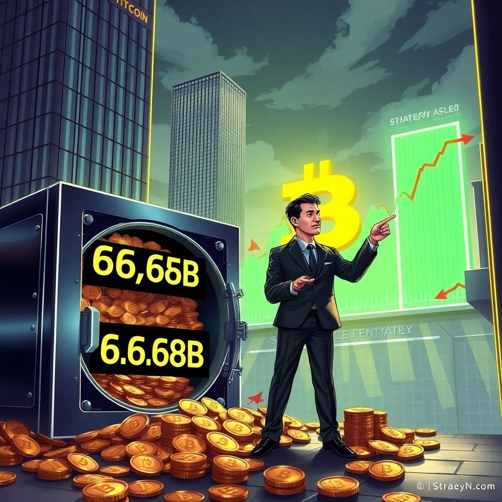 Bitcoin-first strategy doubles down as stock sinks, hoarding 660,000+ Btc