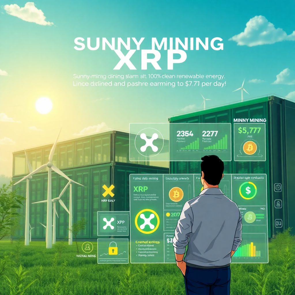 Goodbye bitcoin: how sunny mining lets Xrp holders target $7,717 daily income