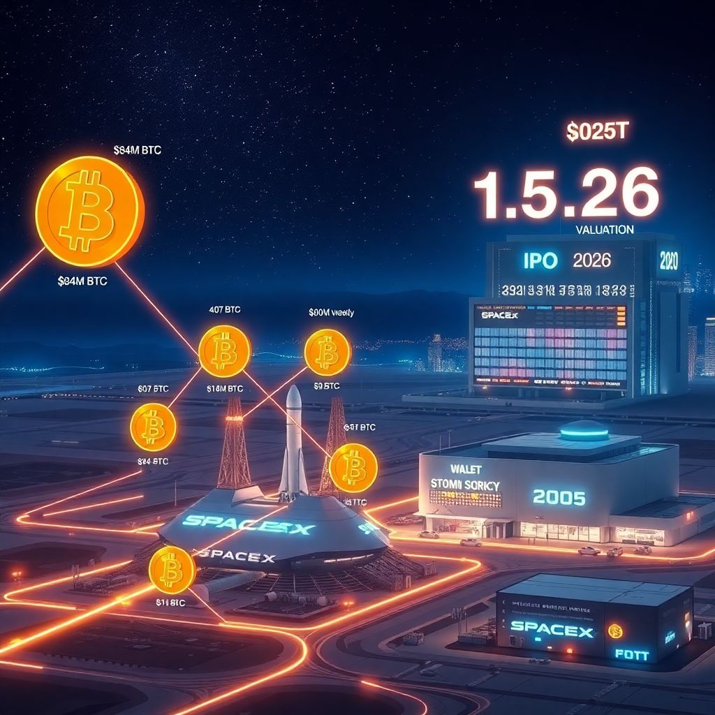 Spacex moves $94m in bitcoin as blockbuster Ipo plans gather pace