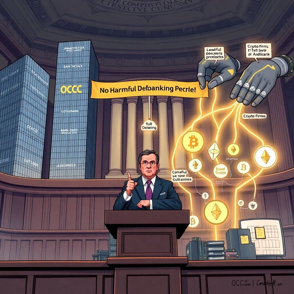 Occ warns of harmful crypto debanking at major Us banks and signals new rules