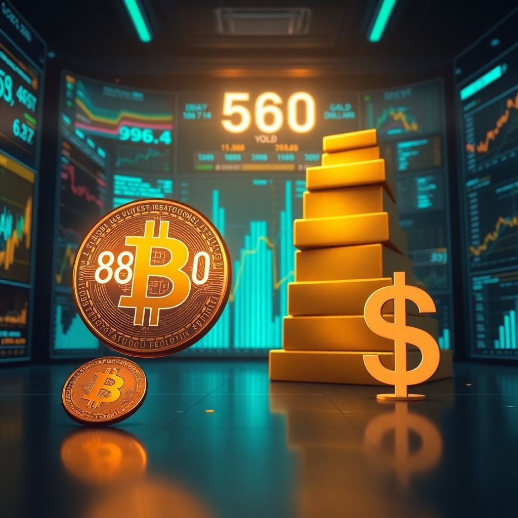 Bitcoin stalls near $88,000 as gold hits records and dollar weakens