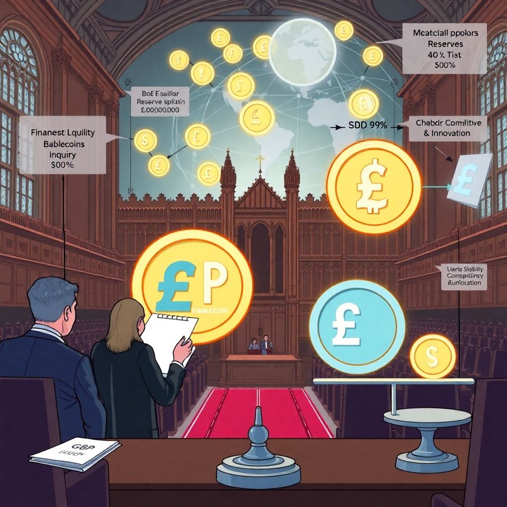 U.k.. Parliament probes stablecoin rules as caps raise fears for Uk competitiveness