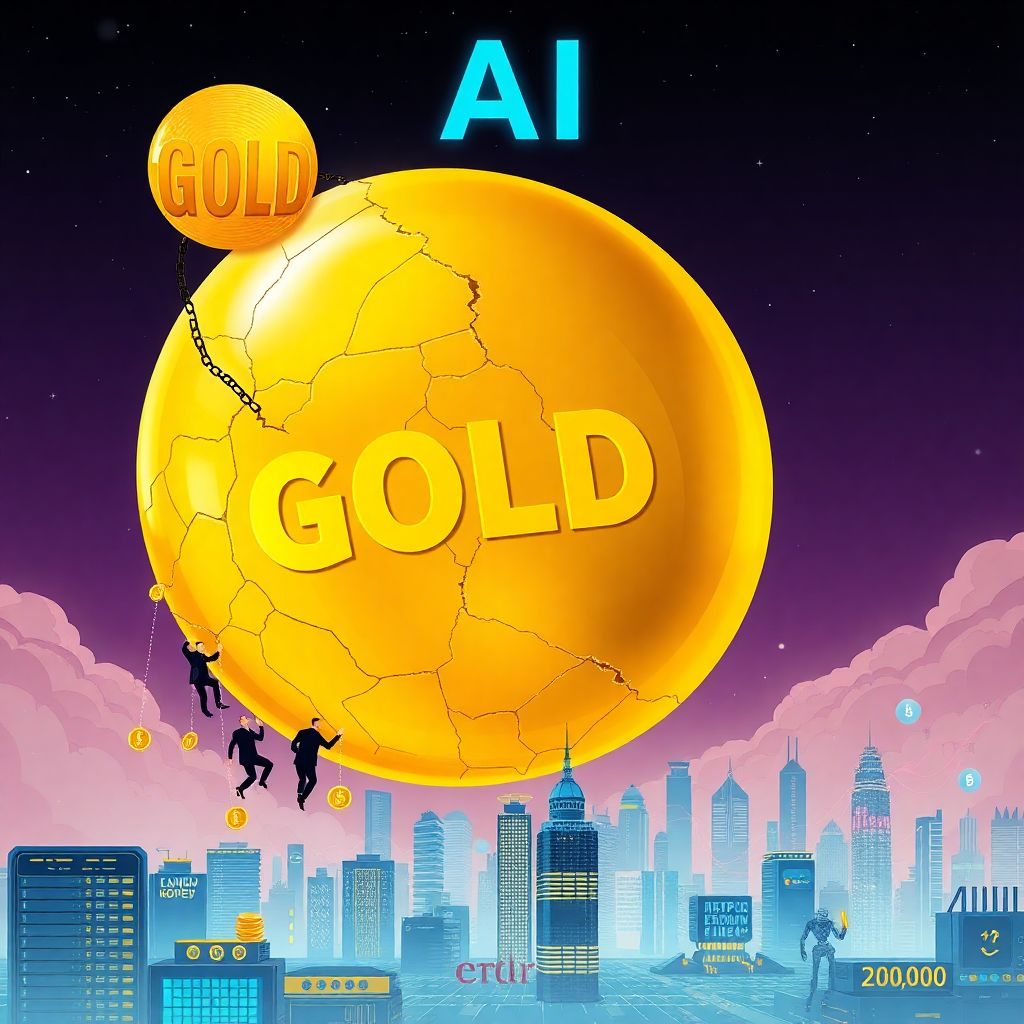 Gold bubble, not Ai, warns ark invest’s cathie wood after record price surge