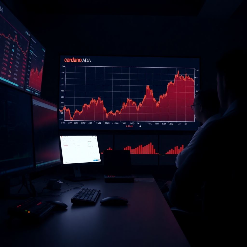 Cardano price chart: Ada signals further downside as ecosystem fundamentals weaken