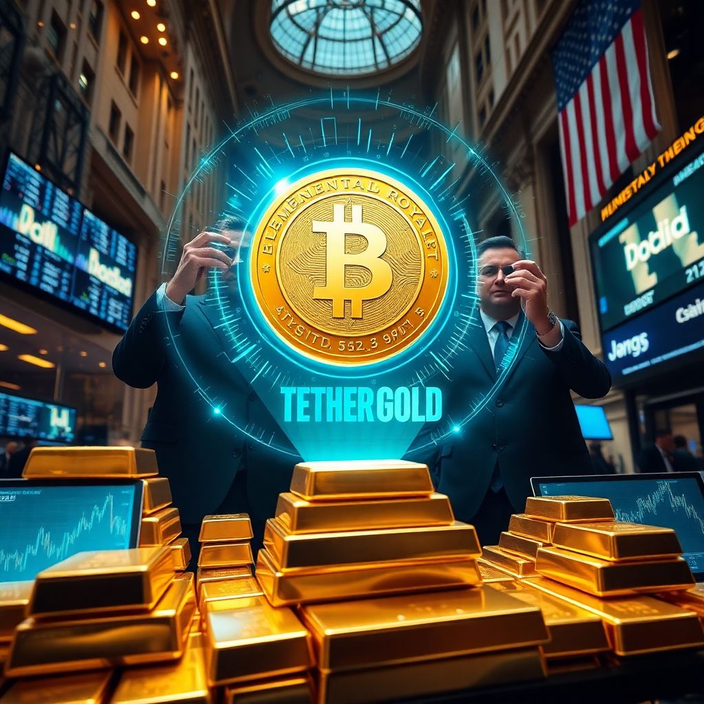 Elemental royalty pays dividends in tether gold Xaut, merging gold exposure with crypto