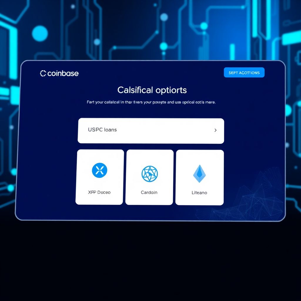 Coinbase expands crypto-backed lending in Us with major altcoins as Usdc collateral