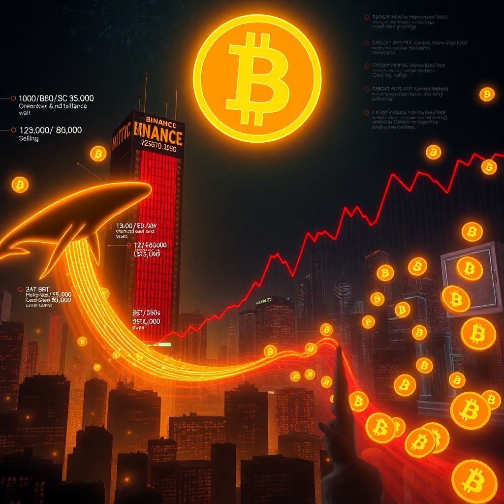 Bitcoin $17b binance outflow: is a new volatility wave ahead for Btc?