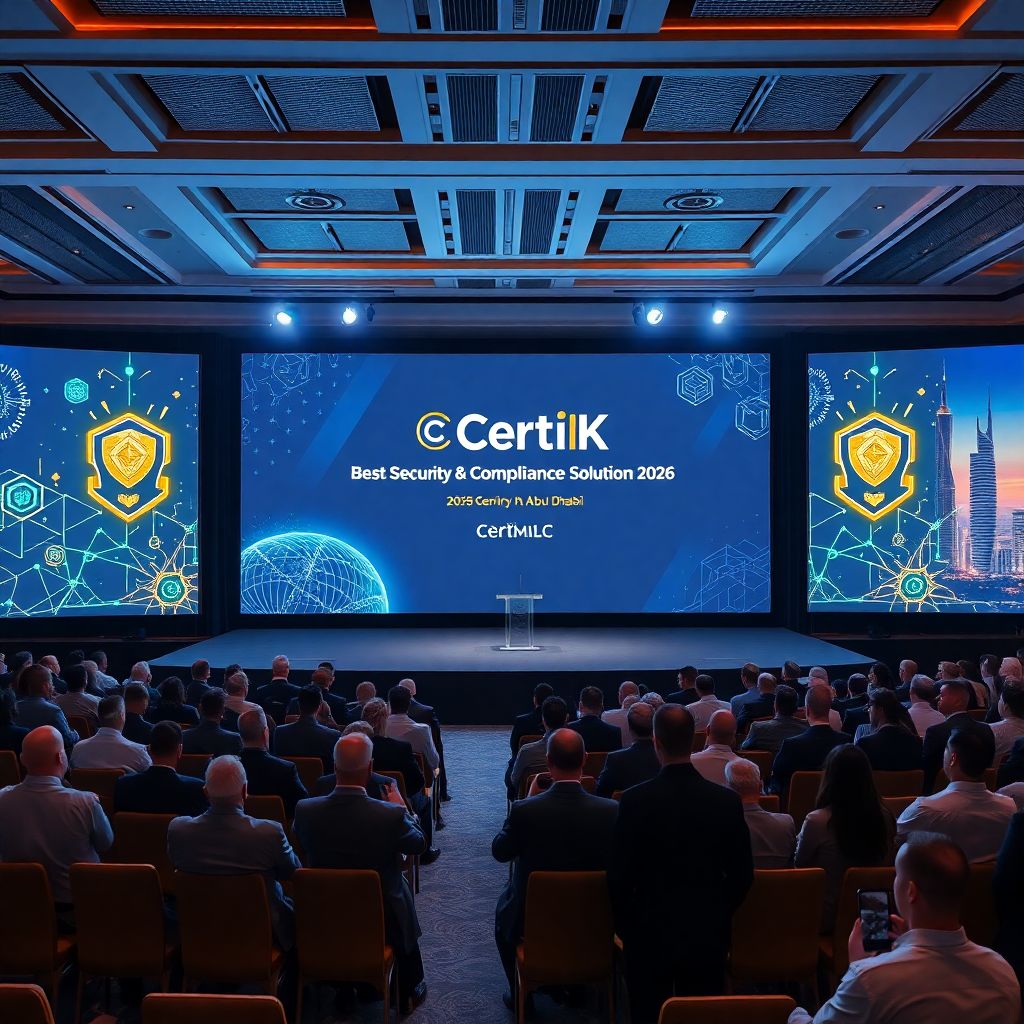 Certik wins best security & compliance solution 2026 at sigma Aibc awards