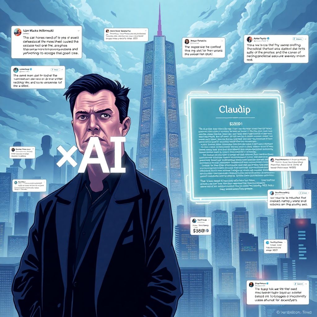 Elon musk blasts anthropic Ai as ‘misanthropic and evil’ after $30b funding round