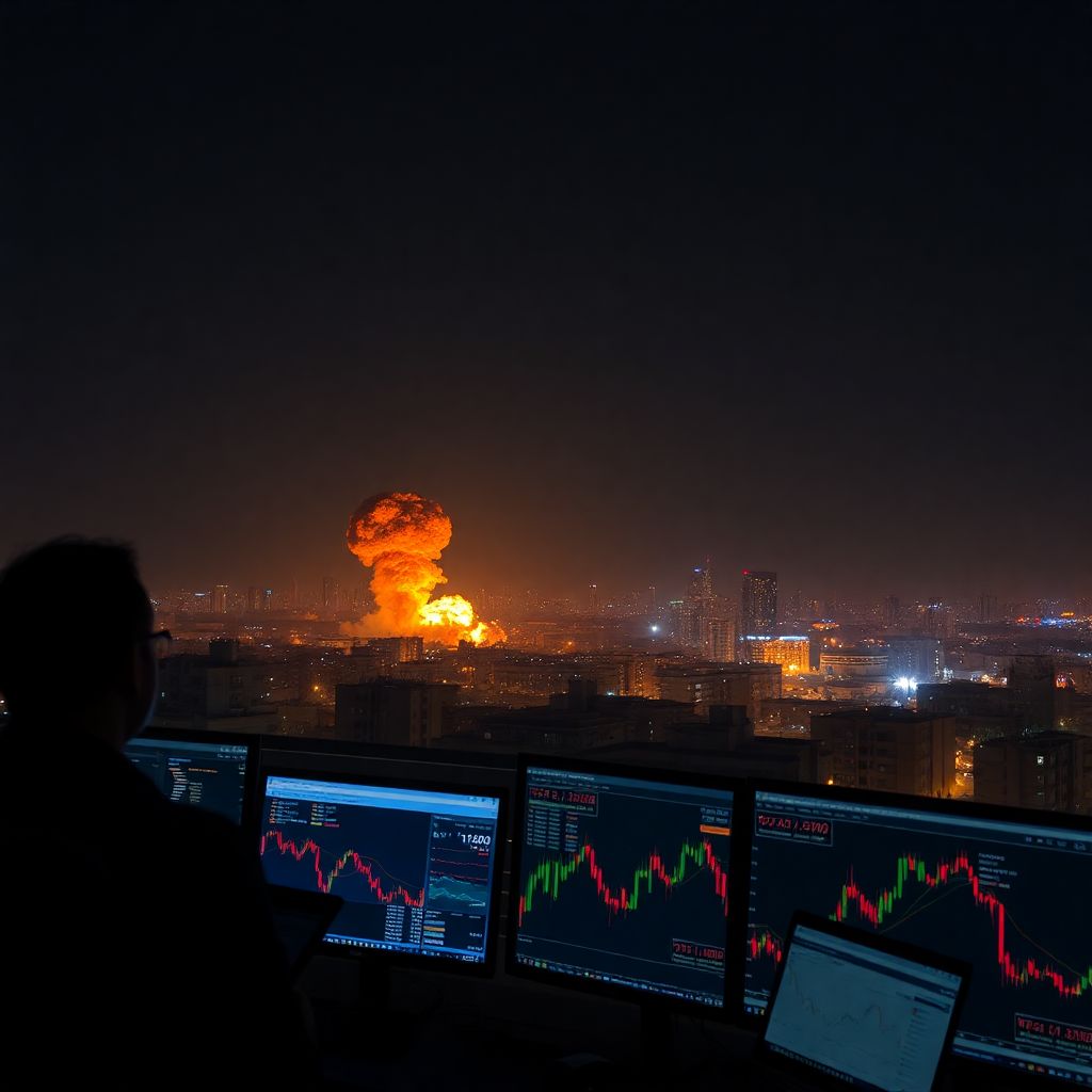 Crypto market whipsaws as tehran blasts spark $128b crash and Btc, Eth rebound