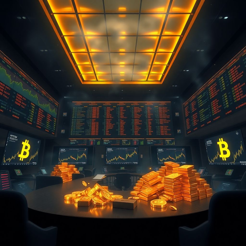 Golds blow-off top unwinds as bitcoin faces volatility in the crossfire