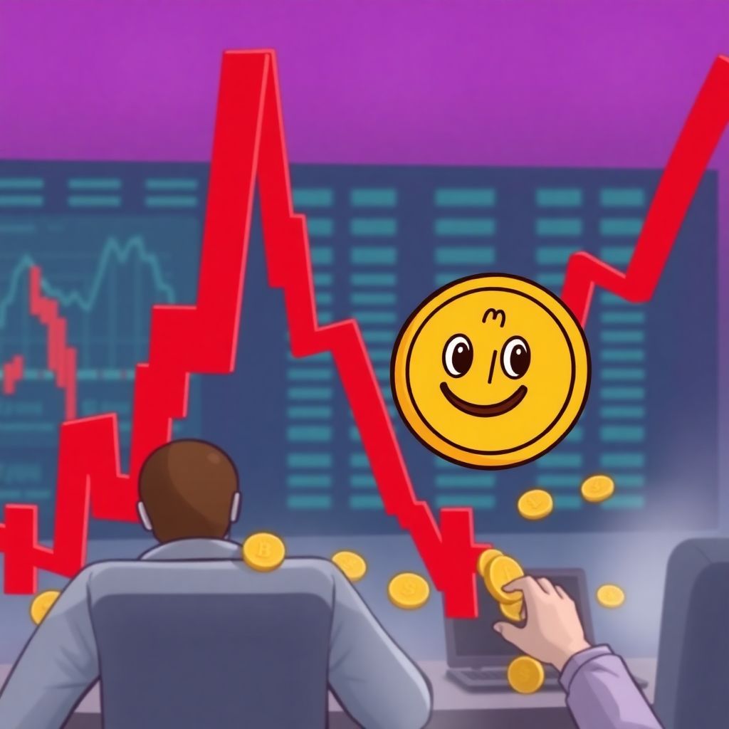 Fartcoin plunges amid sharp altcoin market correction as leverage unwinds