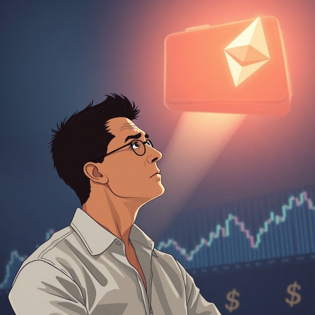 Joseph lubin wallet move sparks ethereum sell-off fears after $121m Eth shift