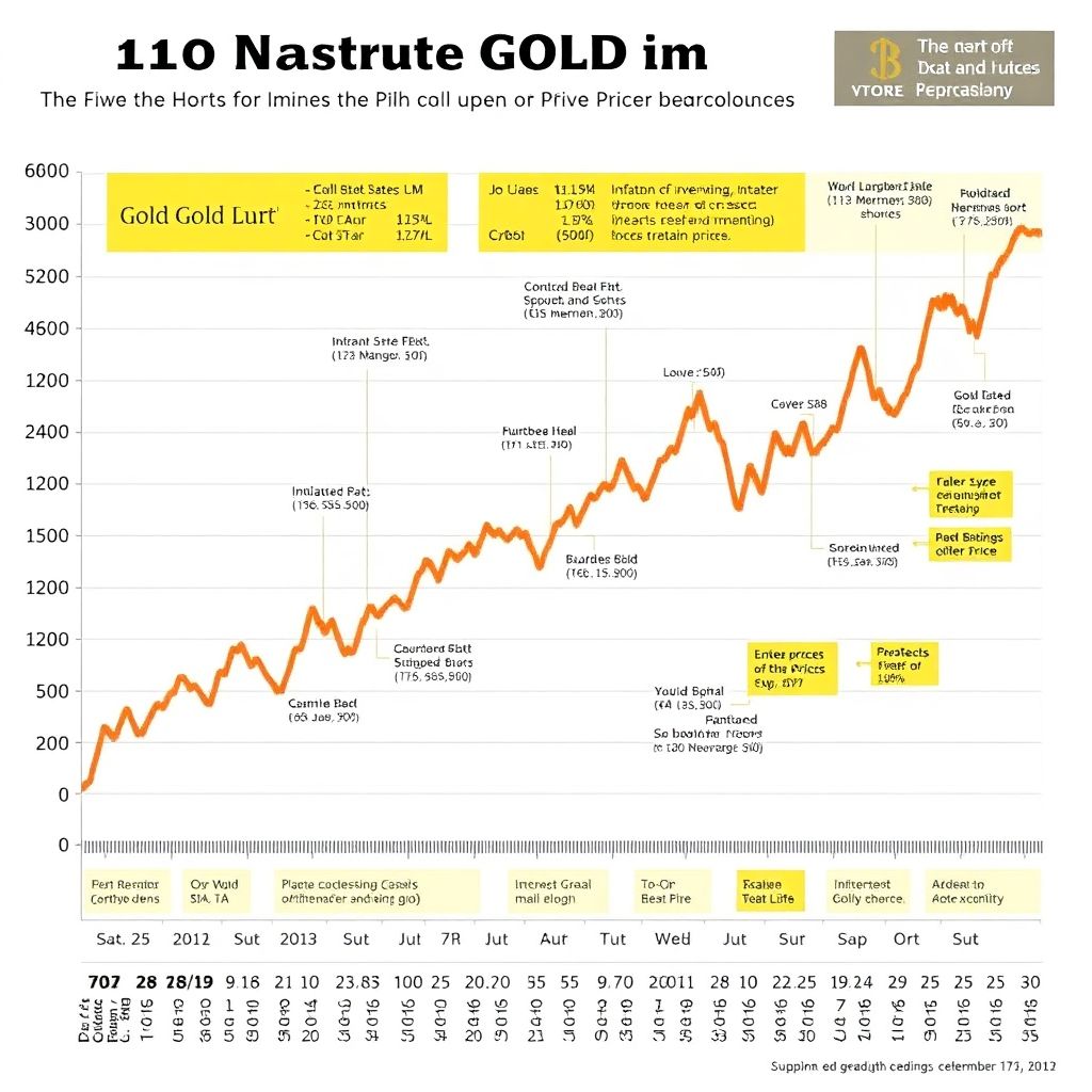 50 years of gold price history: what charts reveal about inflation and crises